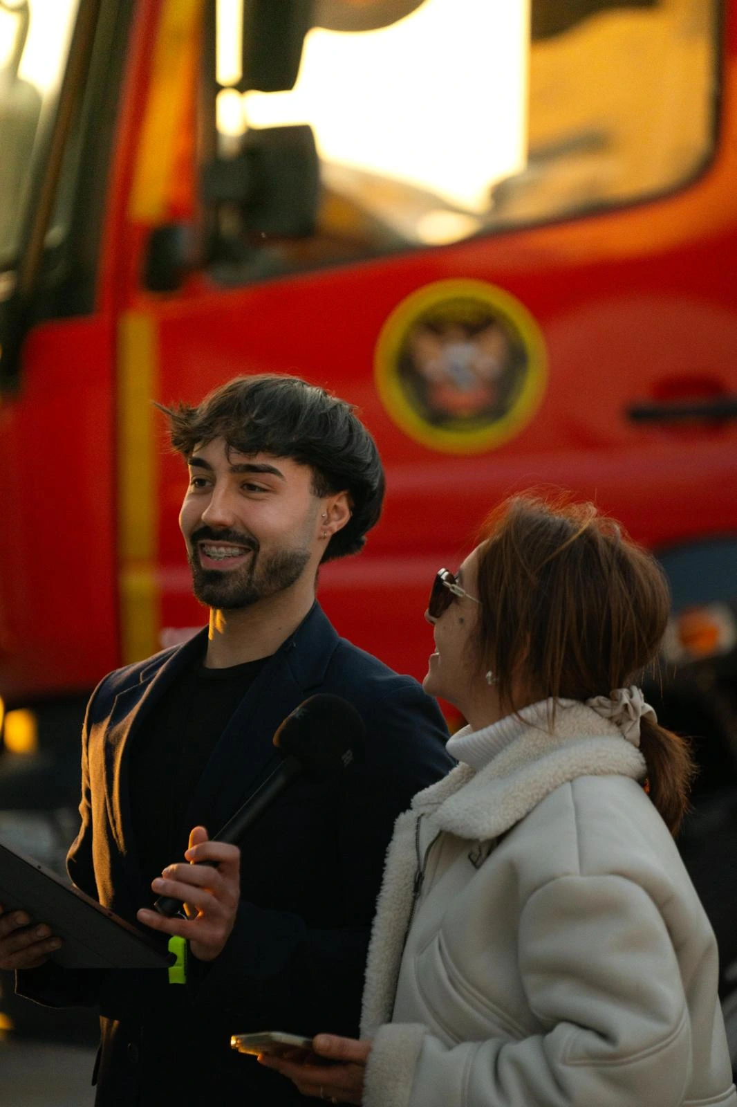 Tiago Pedro no projeto Operação Segurança com os Bombeiros